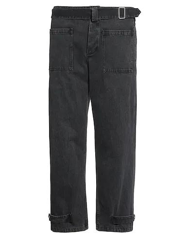 Steel grey Denim Denim pants