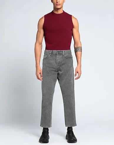 Steel grey Denim Denim pants