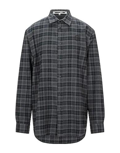 Steel grey Flannel Checked shirt