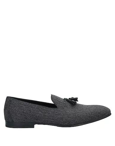 Steel grey Flannel Loafers