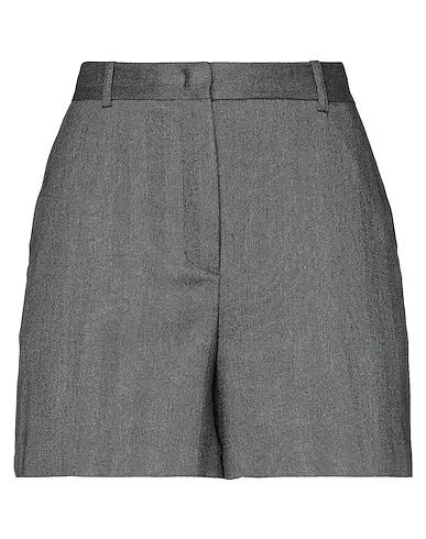 Steel grey Flannel Shorts & Bermuda