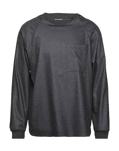 Steel grey Flannel Solid color shirt