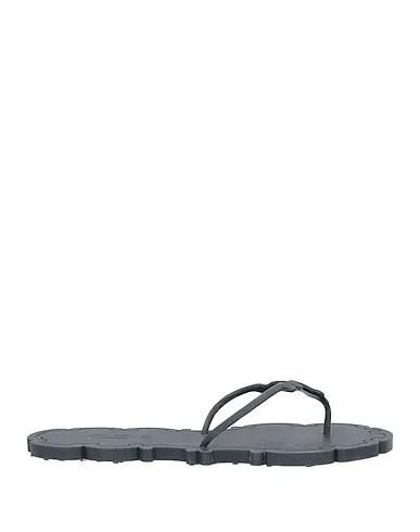 Steel grey Flip flops