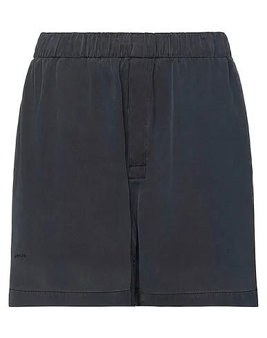 Steel grey Gabardine Shorts & Bermuda