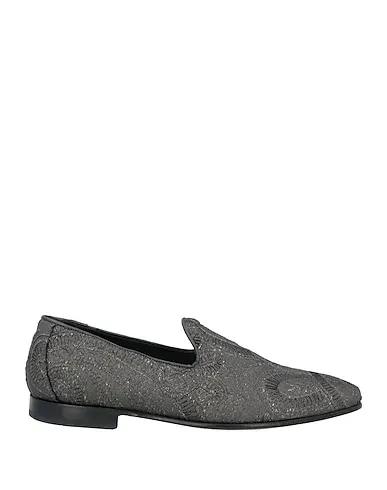 Steel grey Jacquard Loafers