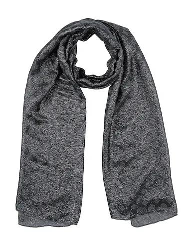 Steel grey Jacquard Scarves and foulards