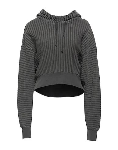 Steel grey Jersey Hooded sweatshirt