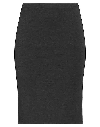 Steel grey Jersey Mini skirt
