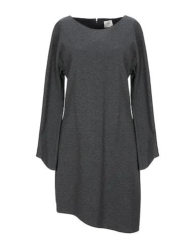 Steel grey Jersey Short dress