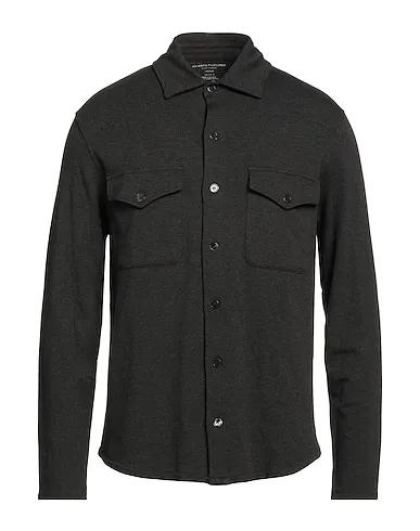 Steel grey Jersey Solid color shirt
