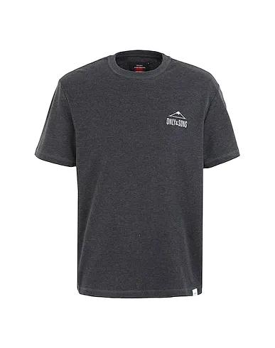 Steel grey Jersey T-shirt ONSNADEEM LIFE REG SS NF 9230