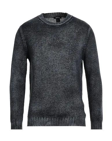 Steel grey Knitted Cashmere blend