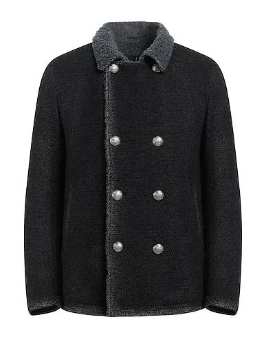 Steel grey Knitted Coat