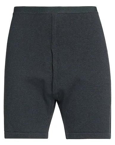 Steel grey Knitted Shorts & Bermuda