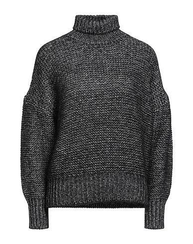 Steel grey Knitted Turtleneck