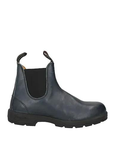 Steel grey Leather Boots
