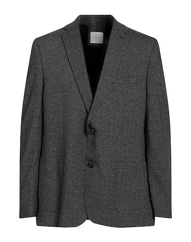 Steel grey Plain weave Blazer