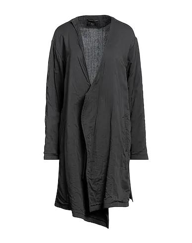 Steel grey Plain weave Double breasted pea coat