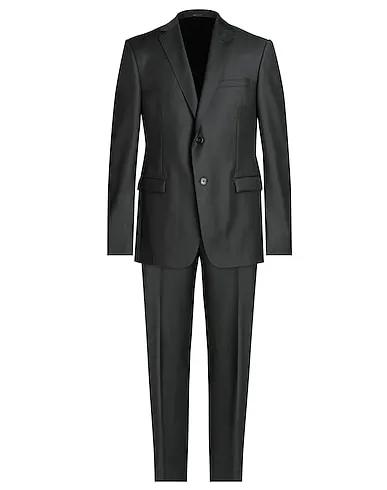 Steel grey Plain weave Suits