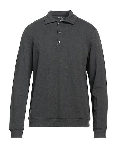 Steel grey Sweatshirt Polo shirt