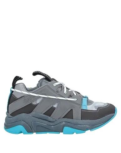 Steel grey Techno fabric Sneakers