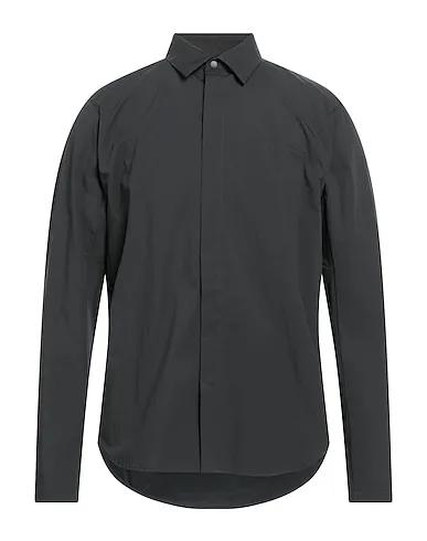 Steel grey Techno fabric Solid color shirt