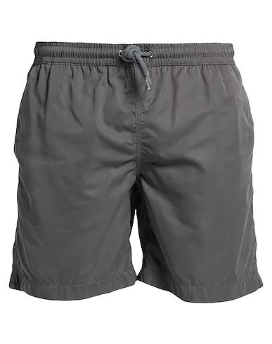 Steel grey Techno fabric Swim shorts