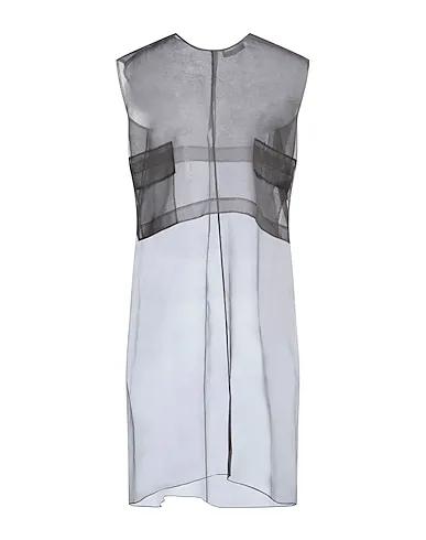 Steel grey Tulle Long dress