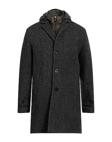 Steel grey Tweed Coat