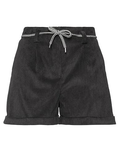 Steel grey Velvet Shorts & Bermuda