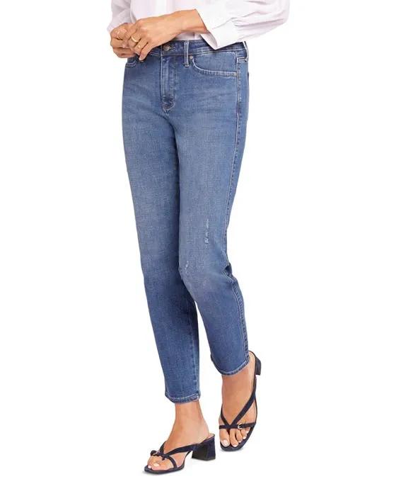 Stella High Rise Ankle Tapered Jeans in Adore