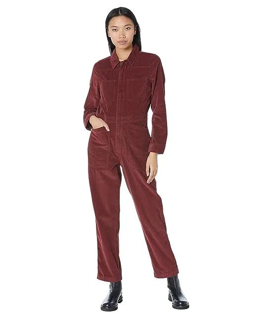 Straight Coverall in Veriegated Cord