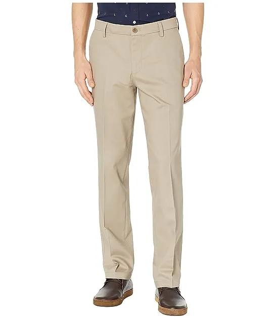 Straight Fit Signature Khaki Lux Cotton Stretch Pants D2 - Creased