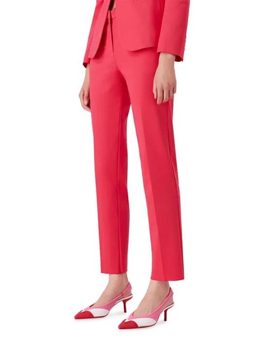 Straight Leg Stretch Trousers