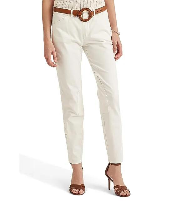 Stretch Chino Ankle Pants