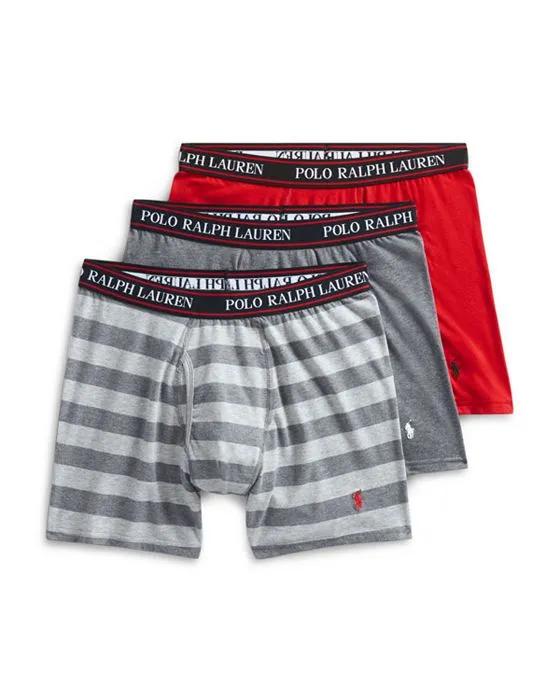 Stretch Cotton Boxer Briefs - Pack of 3