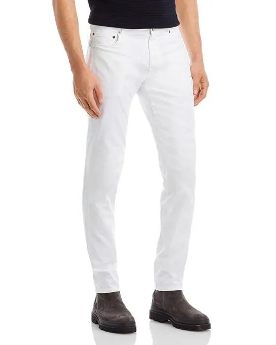Stretch Cotton Slim Fit 5-Pocket Pants
