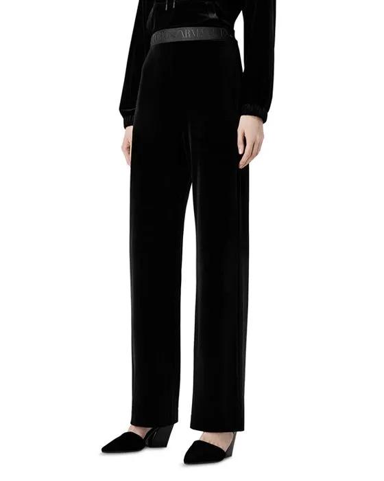 Stretch Velour Pants