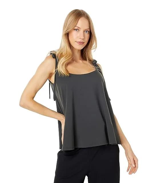 String Tie Flare Top