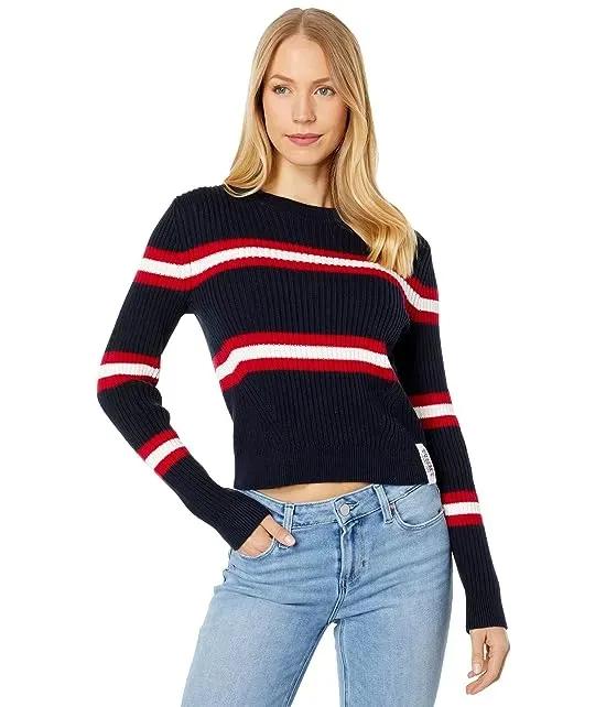 Stripe Crew Neck Sweater