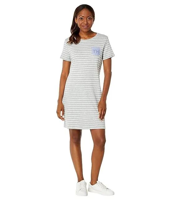 Stripe Tee Dress with Pocket