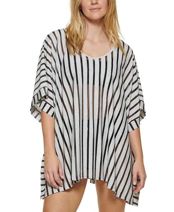 Striped Kaftan Cover-Up, Created for Macy's