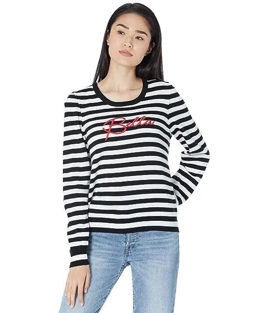 Striped Long Sleeve Sweater T1TX1S05