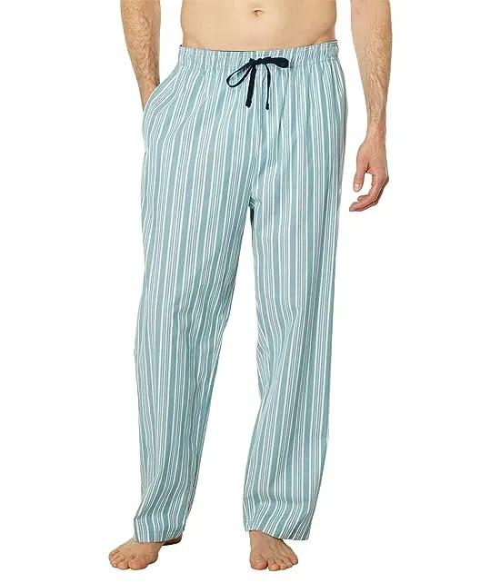 Striped Poplin Sleep Pants