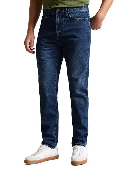 Strtfo Slim Fit Jeans in Mid Blue