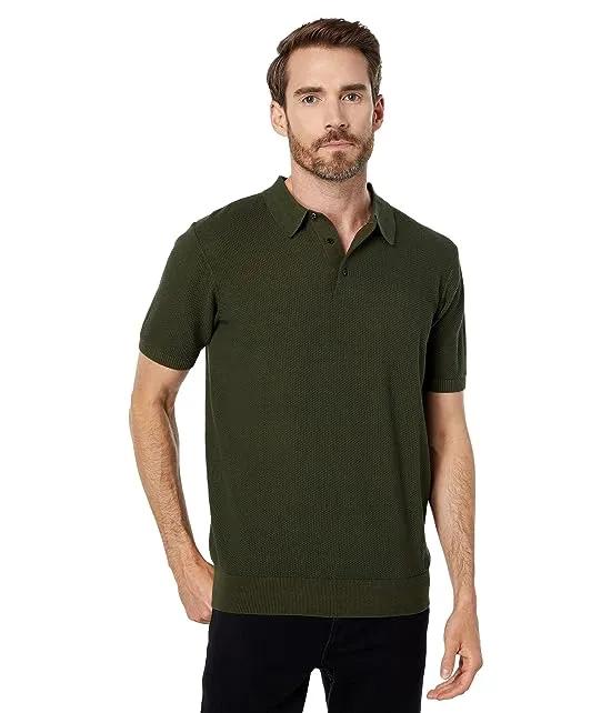 Structured Knitted Polo in Organic Cotton