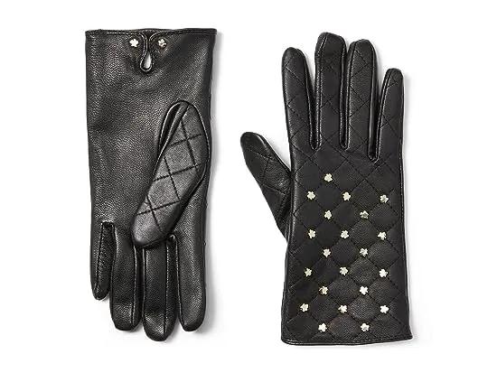 Ted Baker Studet Leather Magnolia Studded Gloves