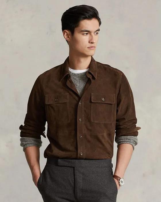Suede Shirt Jacket