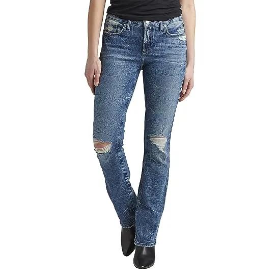 Suki Mid-Rise Slim Bootcut Jeans L93616EOE348