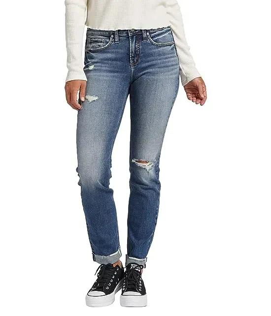 Suki Mid-Rise Slim Straight Leg Jeans L93455ECF311